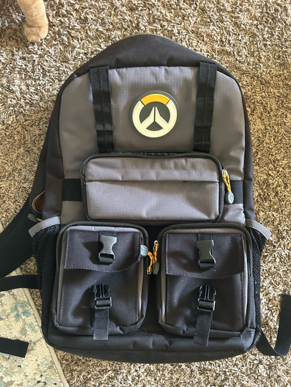 Official Overwatch Logo Tactical Backpack for Men designed by Jinx